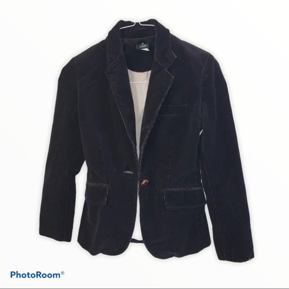 J Crew Dark Brown Corduroy Blazer